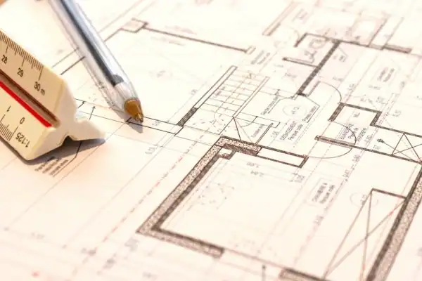 Image of architect Faversham drawings