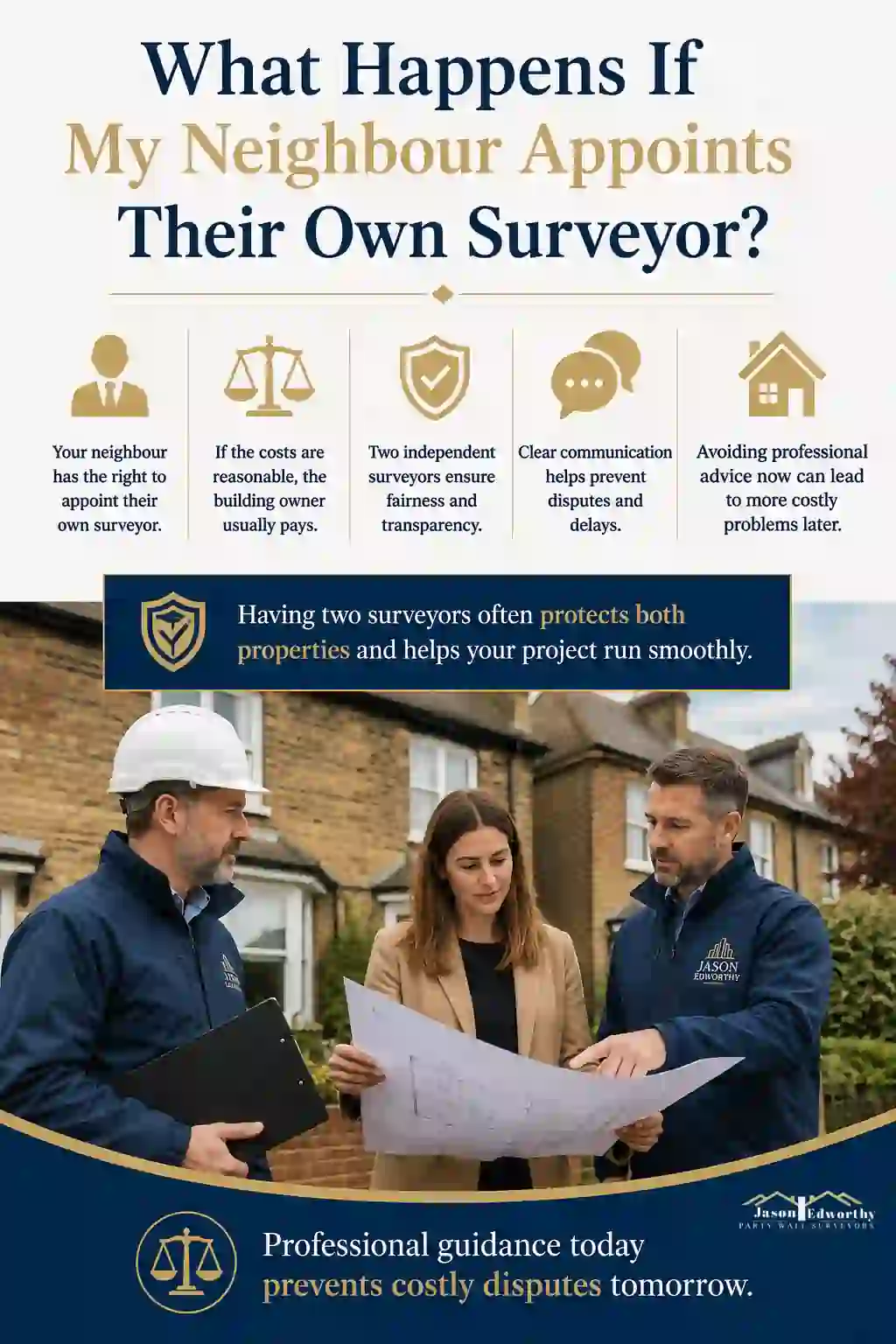 What Happens If My Neighbour Appoints Their Own Surveyor Faversham?