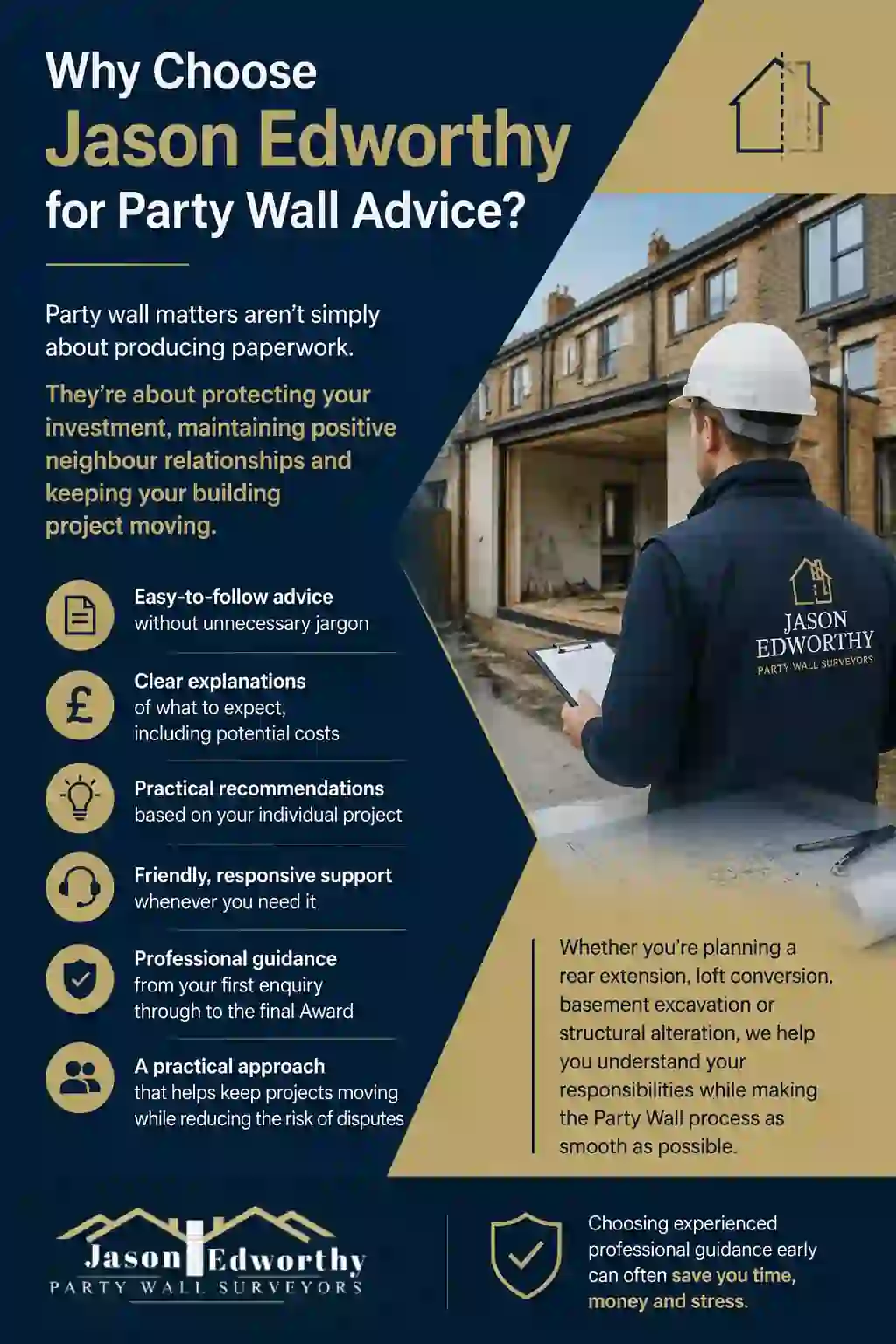 Why Choose Jason Edworthy for Party Wall Advice Faversham?